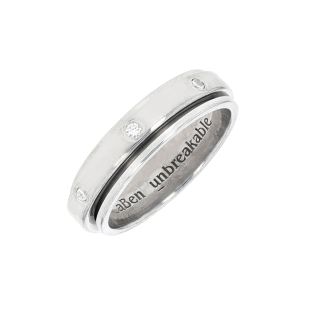 Alliance or gris diamant (s) signé PIAGET