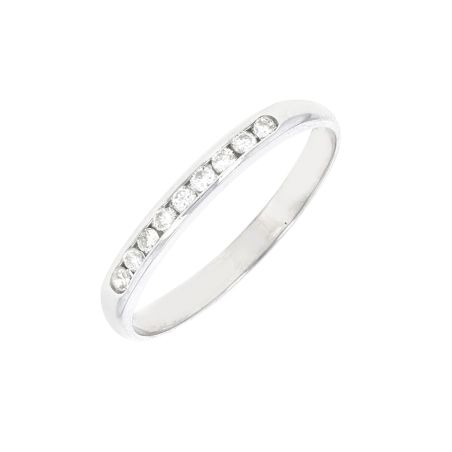 Alliance or gris diamant (s)