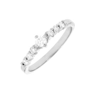 Bague or gris diamant (s)