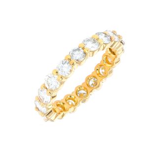 Alliance or jaune diamant (s)
