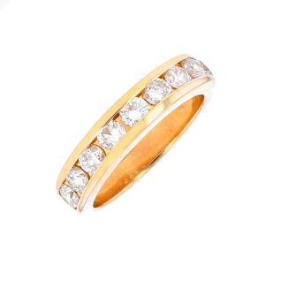alliance or jaune diamant (s)