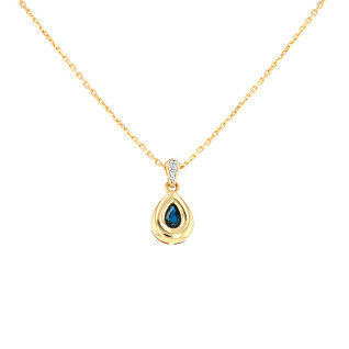 Pendentif saphir 0.58 carat...
