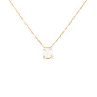 Collier or jaune diamant (s)