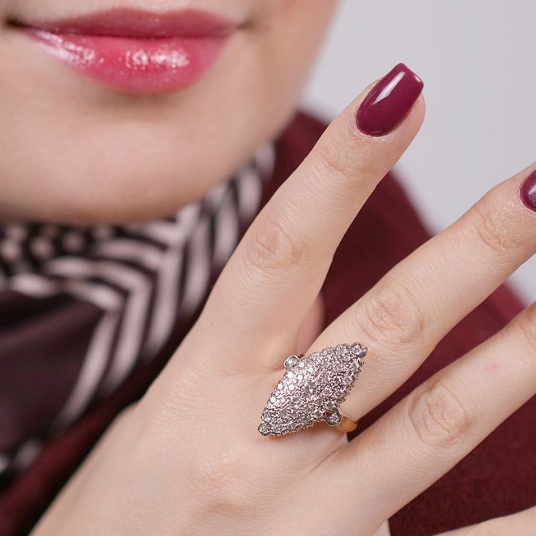 Bague or bicolore diamant (s) Bague or bicolore diamant (s)