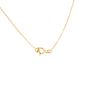 collier or jaune saphir et diamant(s) 
