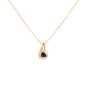 collier or jaune saphir et diamant(s)