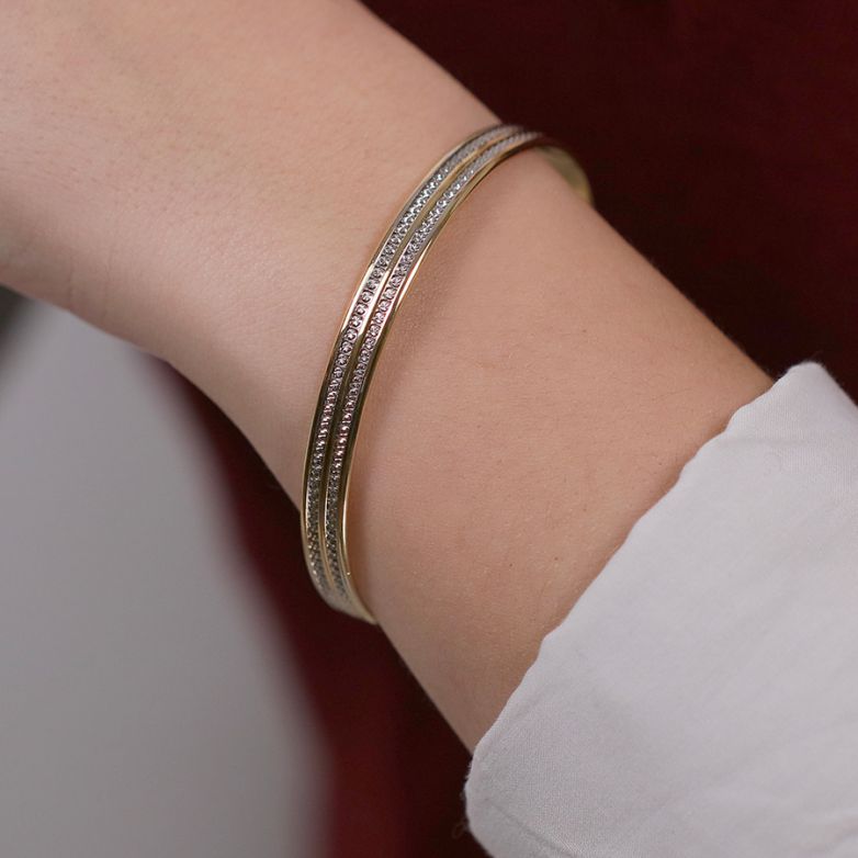 Bracelet or bicolore Bracelet or bicolore