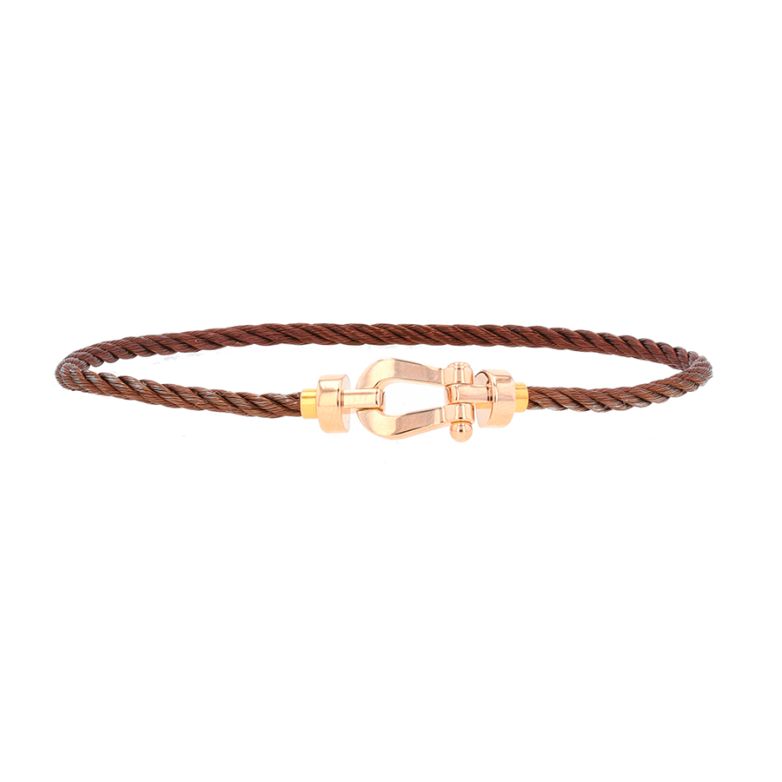 Bracelet or rose signé Bracelet or rose signé