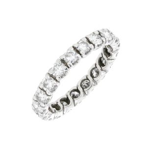 Alliance or gris diamant (s)