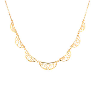 Collier vintage maille...
