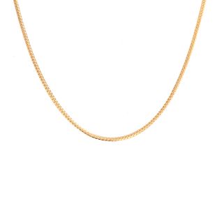 Collier maille anglaise or jaune