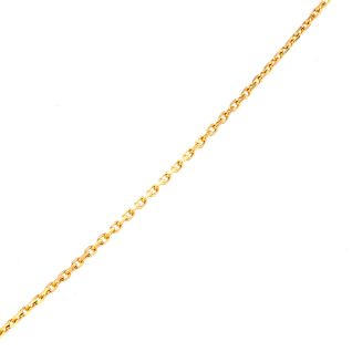 Chaine maille forçat or jaune