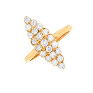 Bague or jaune diamant (s)