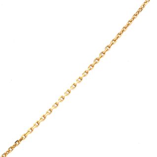 Chaine maille forçat or jaune