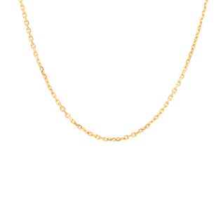Chaine maille forçat or jaune