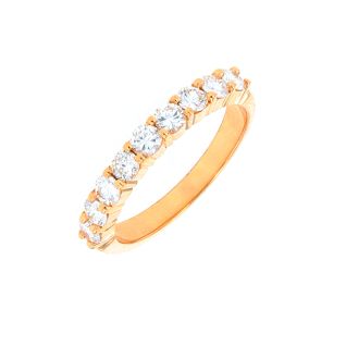 Alliance or jaune diamant (s)