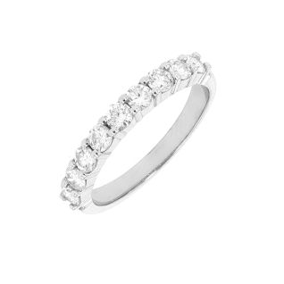 Alliance or gris diamant (s)