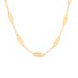Collier maille filigrane or jaune