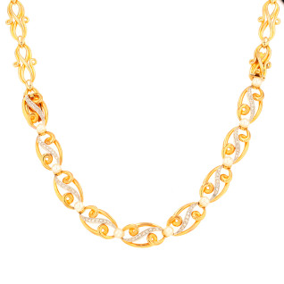Collier ancien perles et...