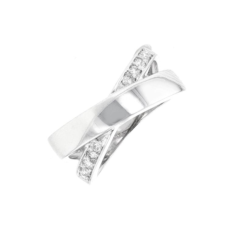 Bague or gris diamant (s) Bague or gris diamant (s)