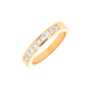 Alliance or jaune diamant (s)