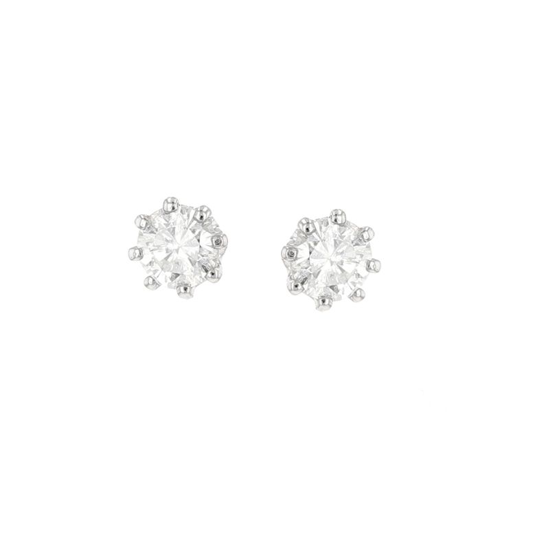 Boucles d'oreilles or bicolore diamant (s) Boucles d'oreilles or bicolore diamant (s)