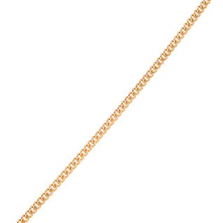 Chaine maille gourmette or jaune