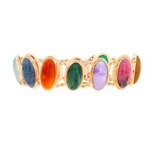 Bracelet or jaune Pierres Fines