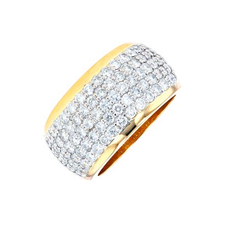 Bague or bicolore diamant (s)
