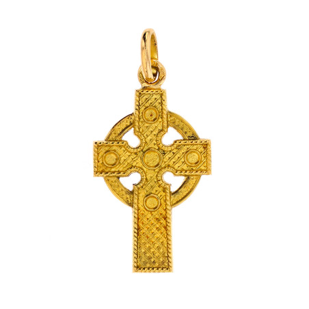 Croix celtique or jaune 3.30g