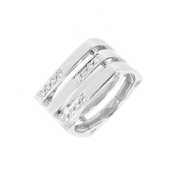 Bague or gris diamant (s) Bague or gris diamant (s)