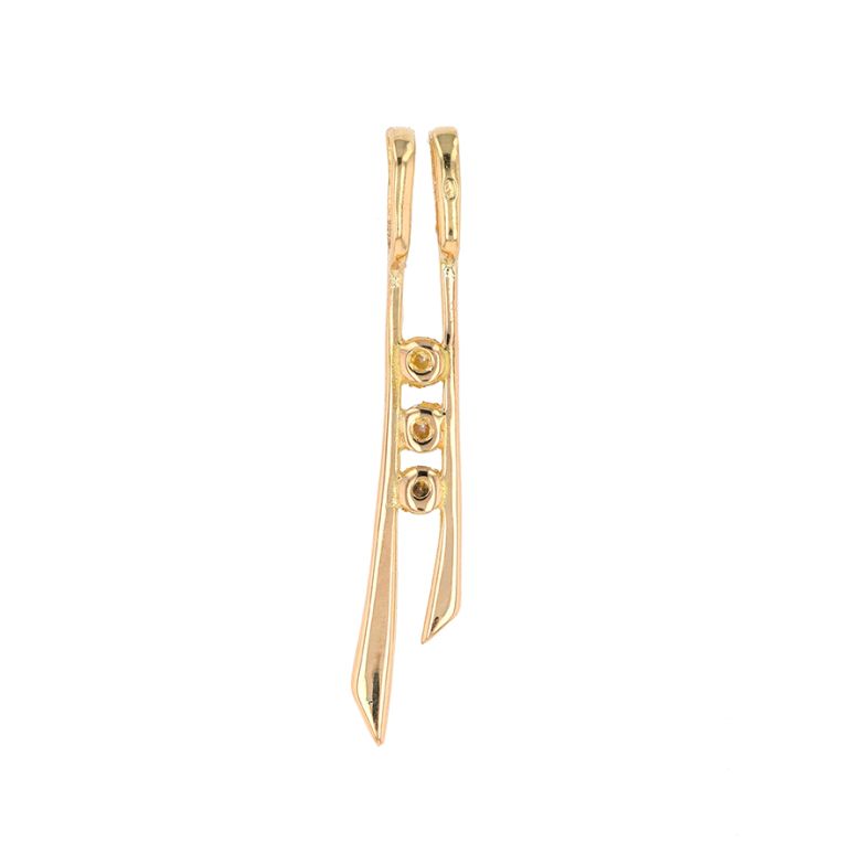 Pendentif or jaune diamant (s) Pendentif or jaune diamant (s)