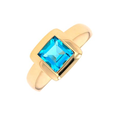 Bague or jaune Topaze