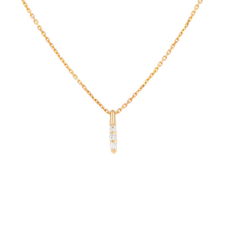 collier or jaune diamant (s)