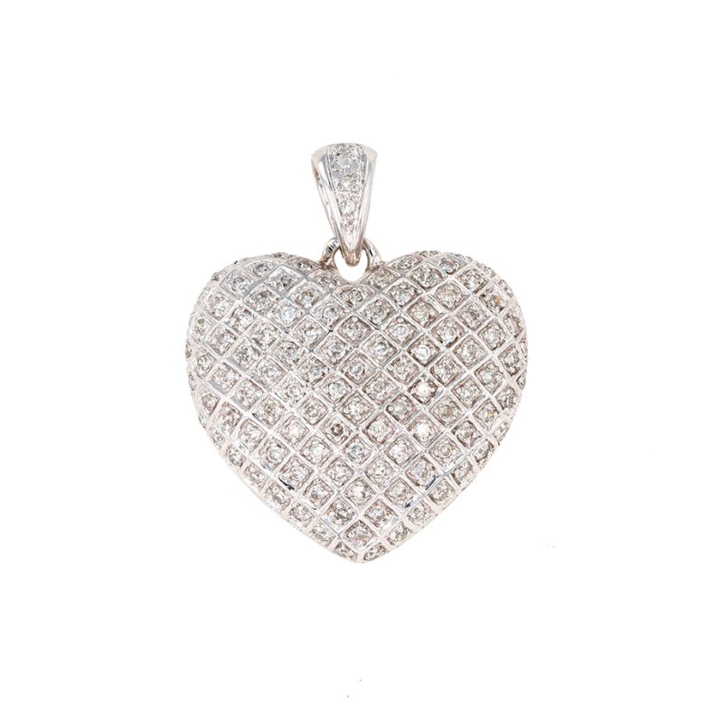 Pendentif or gris diamant (s) Pendentif or gris diamant (s)