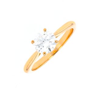 Solitaireor jaune diamant (s) certifié LFG I/SI2