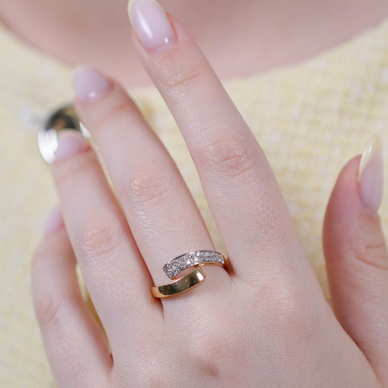 Bague diamants 0.18 carat 2... Bague diamants 0.18 carat 2...