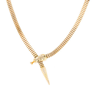Collier vintage serpent or...