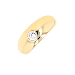 Bague or jaune diamant (s)