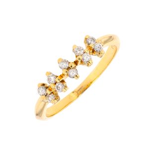 Bague or jaune diamant (s)