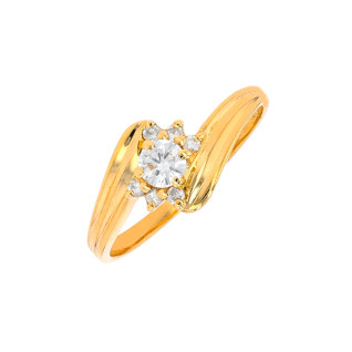 Bague diamants 0.24 carat...