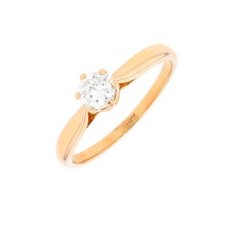 Solitaireor jaune diamant (s)