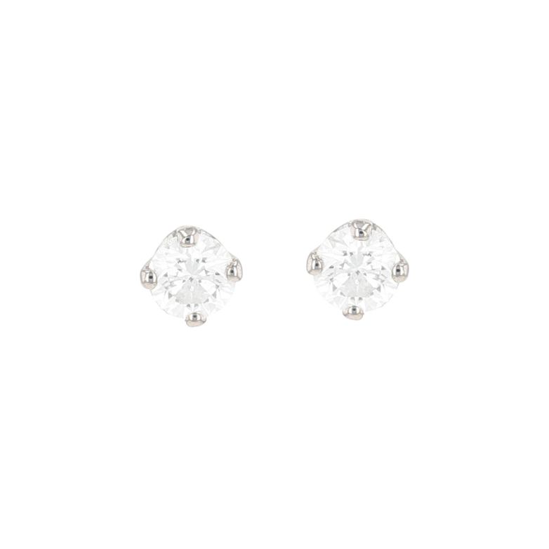 Boucles d'oreilles or gris diamant (s) Boucles d'oreilles or gris diamant (s)