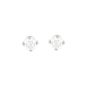 Boucles d'oreilles or gris diamant (s)