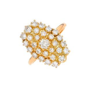 Bague or jaune diamant (s)