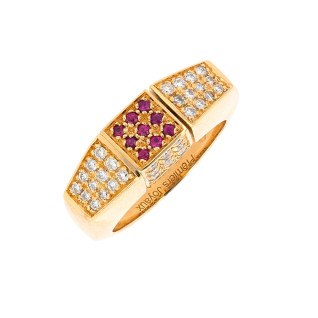 Bague cube tournant...