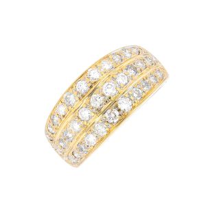 Bague or jaune diamant (s)