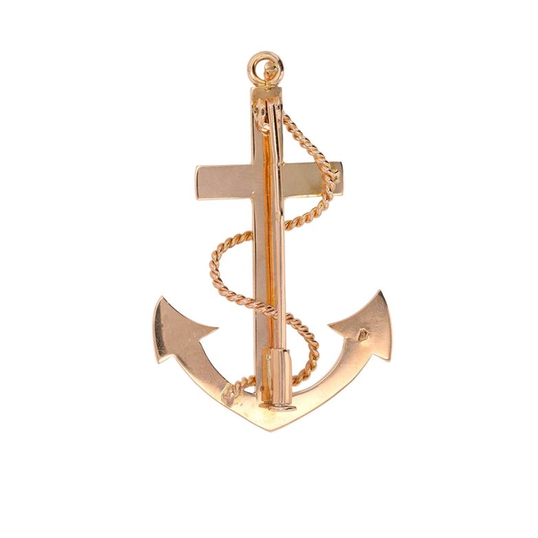 Broche or jaune 