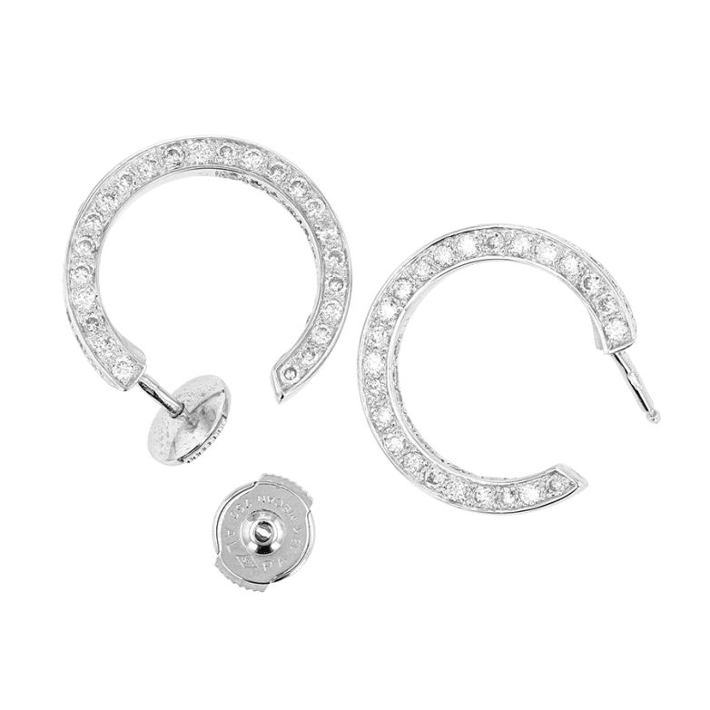 Boucles d'oreilles or gris diamant (s) Boucles d'oreilles or gris diamant (s)