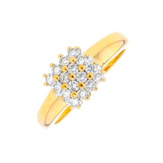 Bague diamants 0.32 carat...